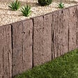 RO'MA NATURE - Palis Béton effet Bois Marron 67x22x4,5 cm (à l'unité) - vignette