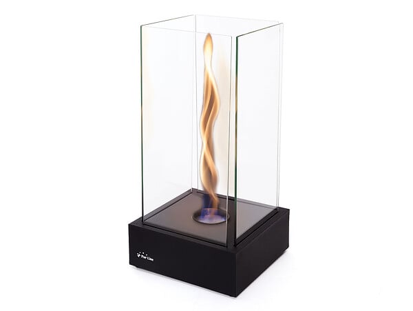 PURLINE - Cheminée de table à l'éthanol avec flamme à effet tornade - large