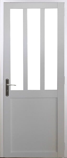 GD MENUISERIES - Bloc Porte Atelier BLANC H204 x L73 cm Côte Tableau P.Droit - large