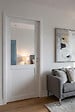 GD MENUISERIES - Bloc Porte Atelier BLANC sans meneau H204 x L83 cm Côte Tableau P.Gauche - vignette