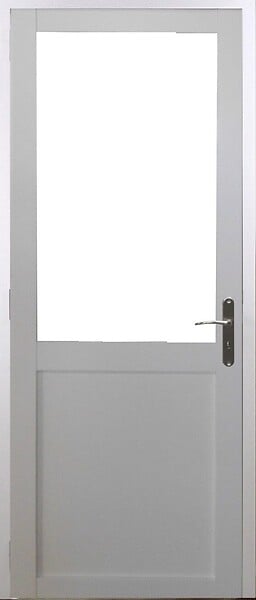 GD MENUISERIES - Bloc Porte Atelier BLANC sans meneau H204 x L83 cm Côte Tableau P.Gauche - large