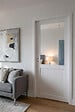 GD MENUISERIES - Bloc Porte Atelier BLANC sans meneau H204 x L73 cm Côte Tableau P.Droit - vignette