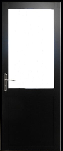 GD MENUISERIES - Bloc Porte Atelier Noir sans meneau H204 x L73 cm Côte Tableau P.Droit - large