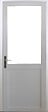 GD MENUISERIES - Bloc Porte Atelier BLANC sans meneau H204 x L83 cm Côte Tableau P.Droit - vignette