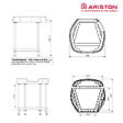 ARISTON - Trépied pour chauffe-eau NUOS PLUS S2 WIFI - vignette