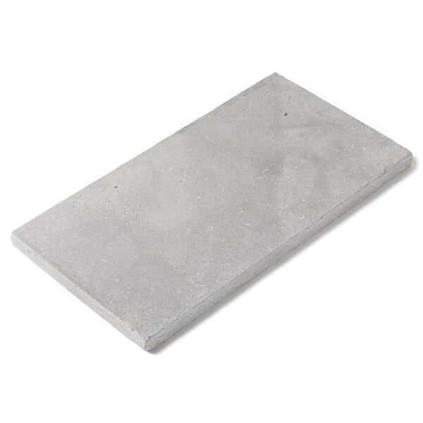 RO'MA NATURE - Pas japonais Rectangle Pierre de l'Atlas Gris 61x33x3 cm (à l'unité) - large