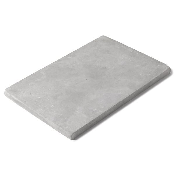RO'MA NATURE - Pas japonais Rectangle Pierre de l'Atlas Gris 60x40x3 cm (à l'unité) - large