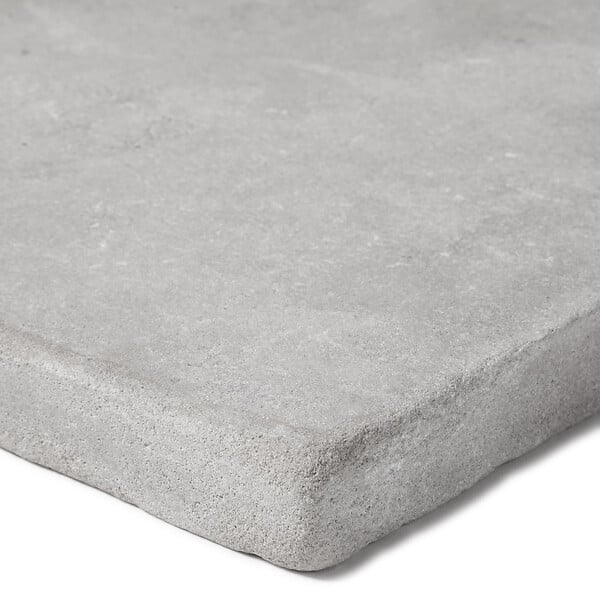 RO'MA NATURE - Pas japonais Rectangle Pierre de l'Atlas Gris 60x40x3 cm (à l'unité) - large