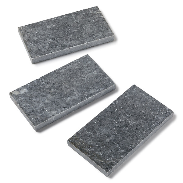 RO'MA NATURE - Pas japonais Rectangle Pierre d'Adana Gris Bleu 61x33x5 cm (à l'unité) - large