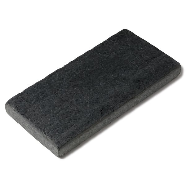 RO'MA NATURE - Pas japonais Rectangle Ardoise Noire Vieilli 100x30x3 cm (à l'unité) - large