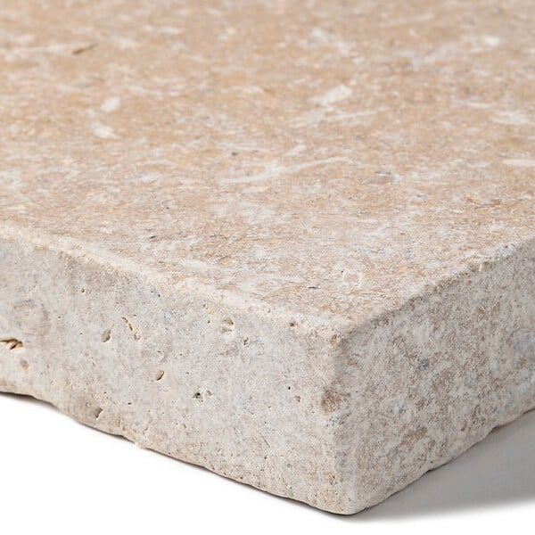 RO'MA NATURE - Pas japonais Rectangle Pierre d'Egypte Beige 60x30x3 cm (à l'unité) - large