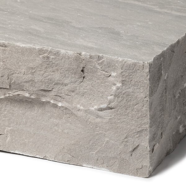 RO'MA NATURE - Marche-bloc Grès Kandla Gris 100x35x15 cm (à l'unité) - large