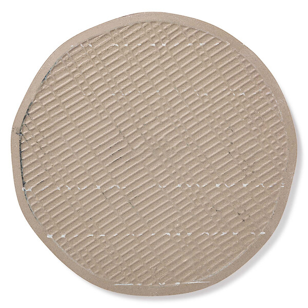RO'MA NATURE - Pas japonais Rond Grès cérame effet Pierre Noire D.37.5x2 cm (à l'unité) - large