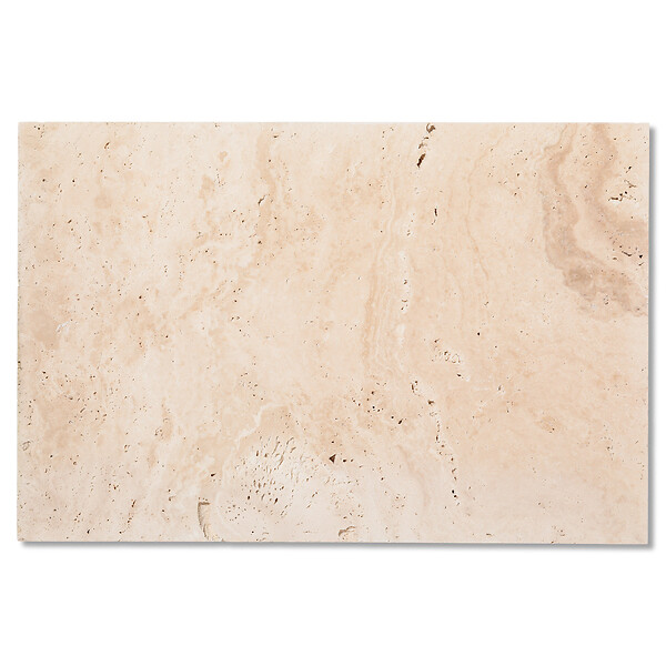 RO'MA NATURE - Carrelage Travertin Beige Nuancé 61x40,6x1,2 cm - Intérieur et Extérieur (lot de 1,24 m² 5 dalles) - large