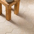 RO'MA NATURE - Tomette hexagonale Pierre d'Egypte Beige 14x14x2 cm - Intérieur et Extérieur (lot de 1 m²) - vignette