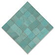 RO'MA NATURE - Carrelage Zellige Marocain Bleu Maldives 5x5 cm  (vendu par plaque de 30x30 cm soit 0,09 m²) - vignette