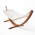 OVIALA - Hamac avec support en bois blanc - Manille - vignette
