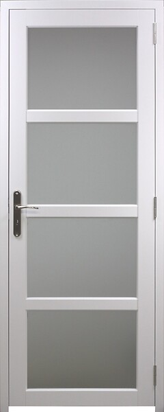 GD MENUISERIES - Bloc Porte Tana Vitrée Blanc H204 x L73 cm Côte Tableau P.Droit - large