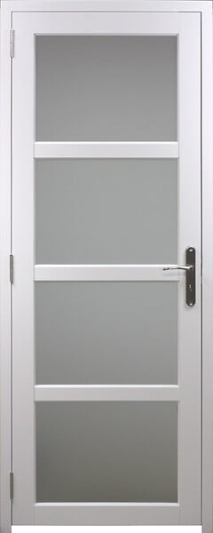 GD MENUISERIES - Bloc Porte Tana Vitrée Blanc H204 x L83 cm Côte Tableau P.Gauche - large