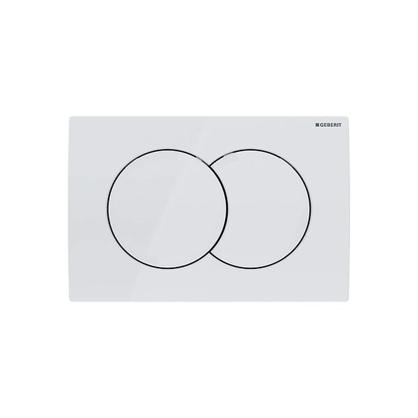 GEBERIT - Geberit Plaque de commande Delta01, Blanc (115.107.11.1) - large