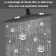 AICA SANITAIRE - Colonne de douche thermostatique noir-Chrome-Laiton&Inox - vignette