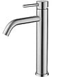AICA SANITAIRE - Robinet de Salle de Bain Haut en Acier Inoxydable 304 Robinet Lavabo 195mm de Hauteur Mitigeur Monocommande Finition Brossée - vignette