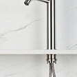 AICA SANITAIRE - Robinet de Salle de Bain Haut en Acier Inoxydable 304 Robinet Lavabo 195mm de Hauteur Mitigeur Monocommande Finition Brossée - vignette