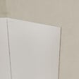 AURLANE - Lot de 2 Panneaux Muraux Aluminium Blanc 90+120 x 210 cm avec Profilés Chrome - WALL'IT - vignette