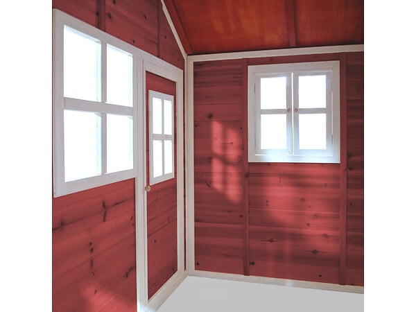 EXIT TOYS - Maisonnette en bois pour enfants Loft 150 Rouge - Exit Toys - large