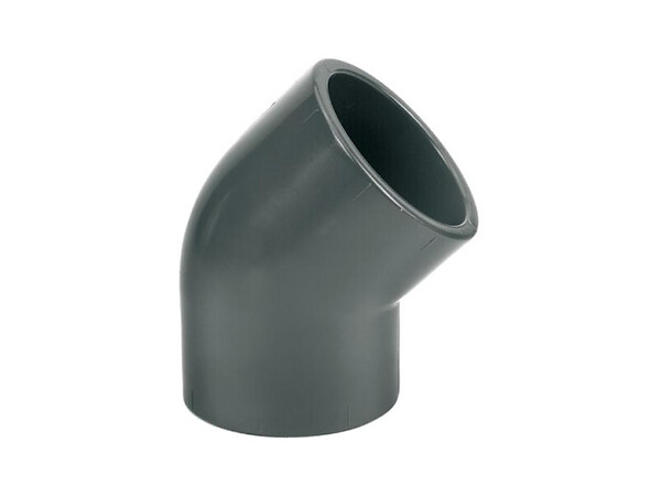 FITT - Coude PVC pression 45° femelle Ø 50 mm - Fitt - large