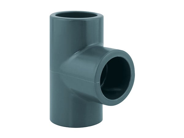 FITT - Té égal PVC pression 90° Ø 63 mm - Fitt - large