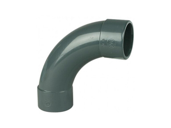 FITT - Courbe injectée PVC pression 90° femelle Ø 50 mm - Fitt - large