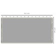 OUTSUNNY - Moustiquaires pour tonnelle barnum pavillon de jardin 3 x 4 m - lot de 4 moustiquaires zippées + crochets d'attaches - polyester nylon - vignette