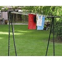 RIBILAND - Étendoir à linge d'extérieur 4 fils Ribiland - large