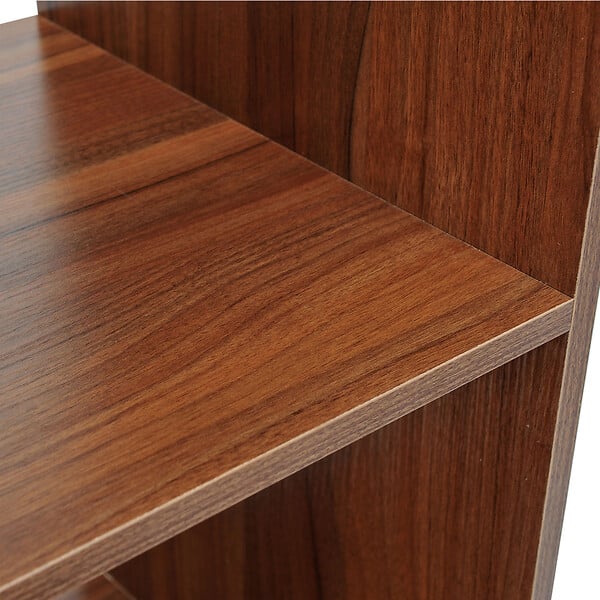 HOMCOM - Armoire penderie armoire de rangement mobile panneaux de particules coloris chêne moyen - large