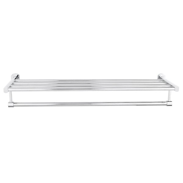 OPTIMA - Optima Cube Way Porte-serviette mural en laiton, Chrome (SPI95) - large