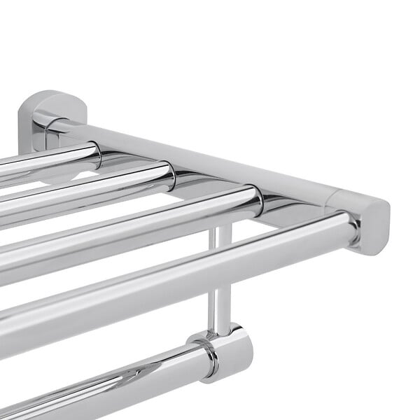 OPTIMA - Optima Cube Way Porte-serviette mural en laiton, Chrome (SPI95) - large