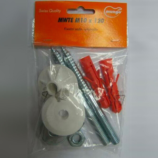 MUNGO - Mungo lot de 10 Kits de montage pour lavabo, M10x120mm H12 (SADAUM-GVP10) - large