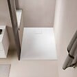 STANO - Receveur de douche 80 x 120 cm extra plat blanc PIATTO en SoliCast® surface ardoisée - vignette