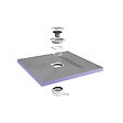 JACKON - Jackon Receveur de douche à carreler Aqua Centré 1000x1000x40mm siphon horizontal offert (4512088 + 4512007) - vignette