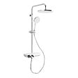 SWISS AQUA TECHNOLOGIES - Colonne de douche avec mitigeur thermostatique et tête de douche XXL 255mm, Chrome (SATSSTPBCH) - vignette