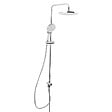 SWISS AQUA TECHNOLOGIES - Swiss Aqua Technologies Set de douche, douchette 3 jets, barre avec curseur, tête de douche XXL 254 mm intégrée, Chrome SATPIPET - vignette