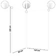 99DECO - Lot de 2 panneaux de douche en aluminium (90x220 & 120x220 cm) + profilés blanc - Essentiel - Blanc - vignette