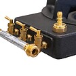 INTEC - Rechaud à gaz 9,8 KW Fonte véritable 4 pieds 2 bruleurs + Tuyau gaz flexible 1.50m TRIGLAV - vignette