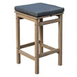 HAPPY GARDEN - Mange debout ARUBA en acacia 4 places - coussins gris - vignette
