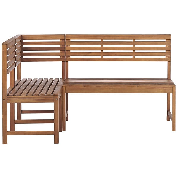 BELIANI - Ensemble de terrasse 4 places TREIA Acacia Marron - large