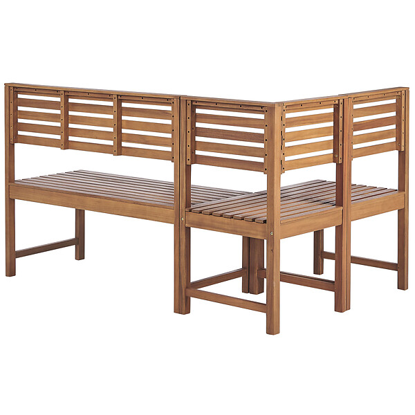 BELIANI - Ensemble de terrasse 4 places TREIA Acacia Marron - large