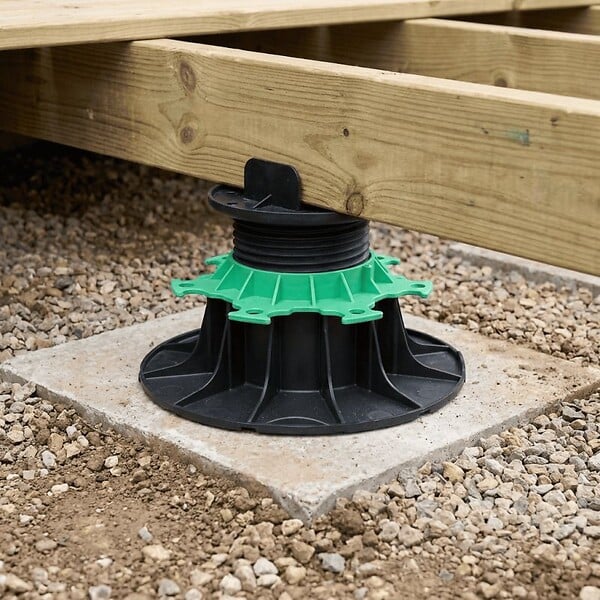 JOUPLAST - Plot terrasse bois réglable 80 à 140 mm - JOUPLAST - A l'unite - large