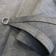 COTE STORE - Voile d'ombrage 3 x 3 m carré 280g/m² - Haute densité résistante au vent - Tissu micro-aéré - Gris - vignette