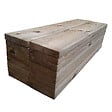 VINUOVO - Pack 16 Lames terrasse bois autoclave  80 x 14,5 x 2,7 cm (Long.x larg. x épaisseur)  1 côté lisse / 1 rainuré - vignette